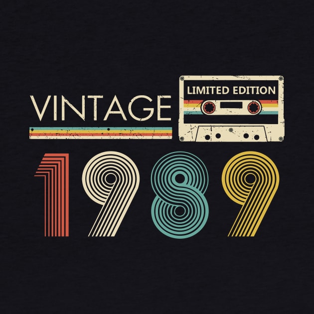 Vintage 1989 Limited Edition Cassette 35th Birthday by Kontjo